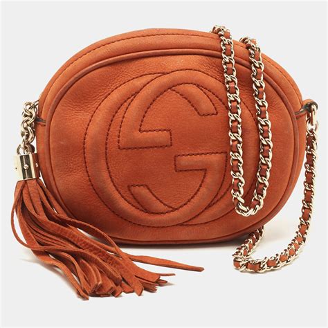 gucci soho brown|authentic Gucci soho disco bag.